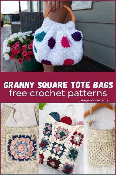 13+ Easy Crochet Granny Square Bag Patterns - Jera's Jamboree - crochet,  entertainment, self-care