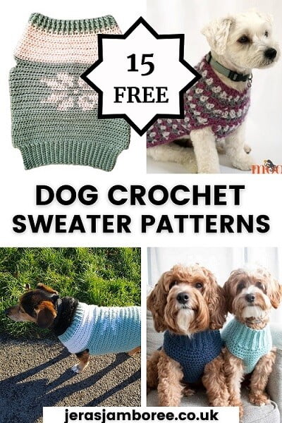 10 Dog Sweater Crochet Patterns - TimmelCrochet