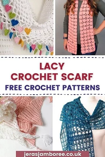 15+ Free and Easy Lightweight and Lacy Crochet Scarf Patterns - Jera's  Jamboree - crochet, entertainment, self-care